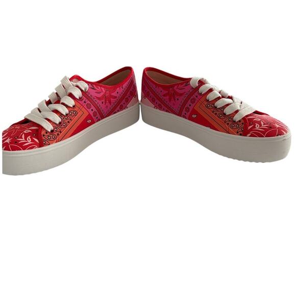 Kate Spade Serve Bandana Patchwork Sneakers Plaftorms - SOLD OUT - Picture 8 of 8